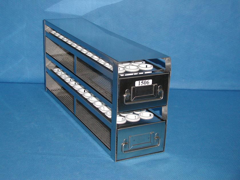 1506: Upright Freezer Drawer Racks for Blood Sample Tubes, Miscellaneous Lab Items, Bio Express