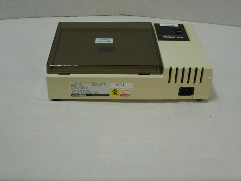 1033: Beckman 6558 Incubator, Electrophoresis, Beckman Instruments
