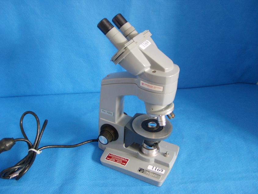 1169: American Optical Microscope, Optic / Microscope, American Optical