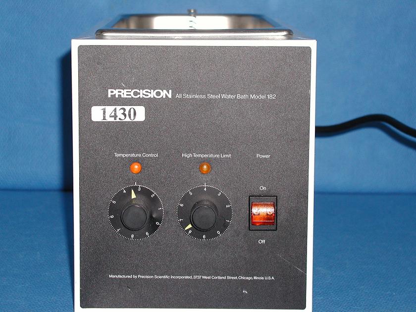 1430: Precision 182 Water Bath, Water Bath / Circulator, Precision Scientific