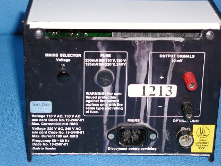 1213: Pharmacia Single Path Monitor UV - 1, HPLC / FPLC, Pharmacia Fine Chemicals