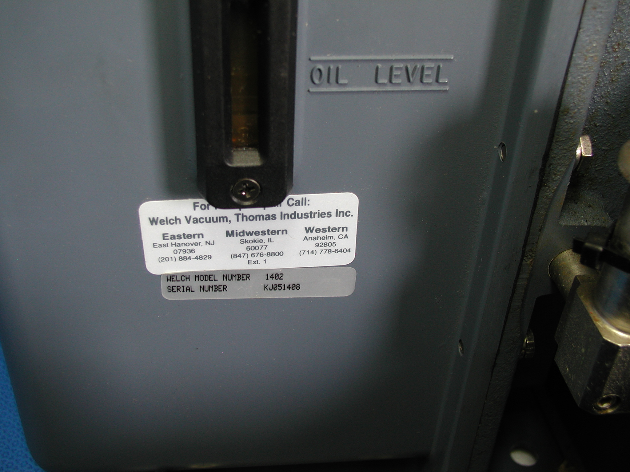 1742: Welch 1402 Vacuum Pump, Pump, Welch Vacuum Technology