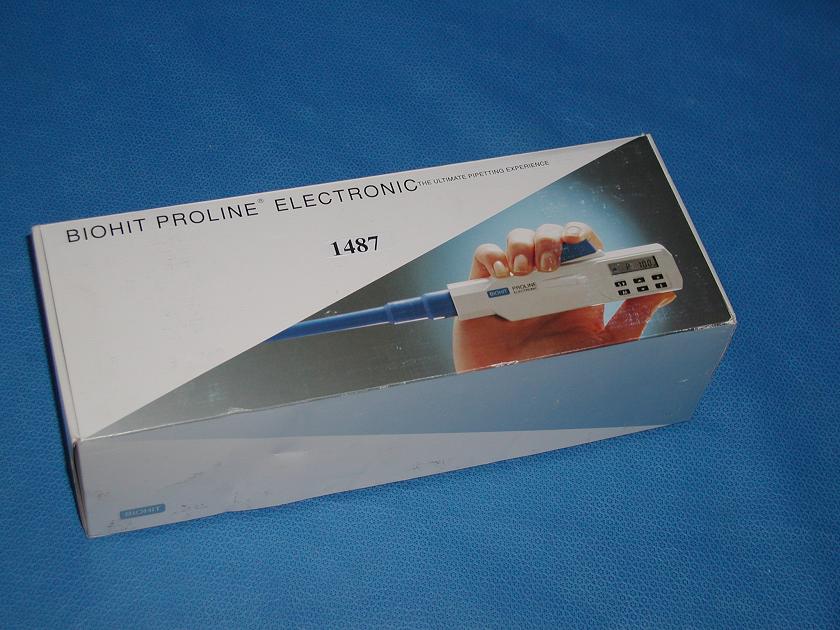 1487: Biohit 500 Proline Electronic Pipettete, Pipettor, BioHit