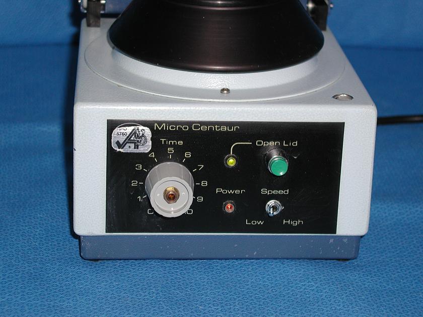1245: Fision Micro Centaur, Centrifuge, Fisions Centrifuge