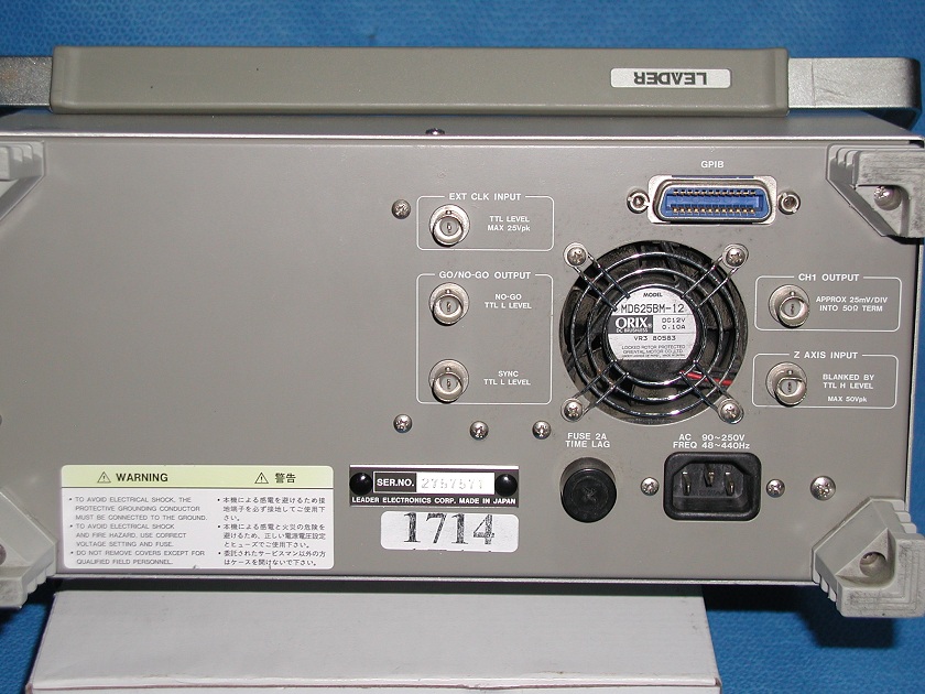 1714: Leader 100 MHz Digital Storage Oscilloscope, Electronic Tester / Analyzer, Leader Electronics