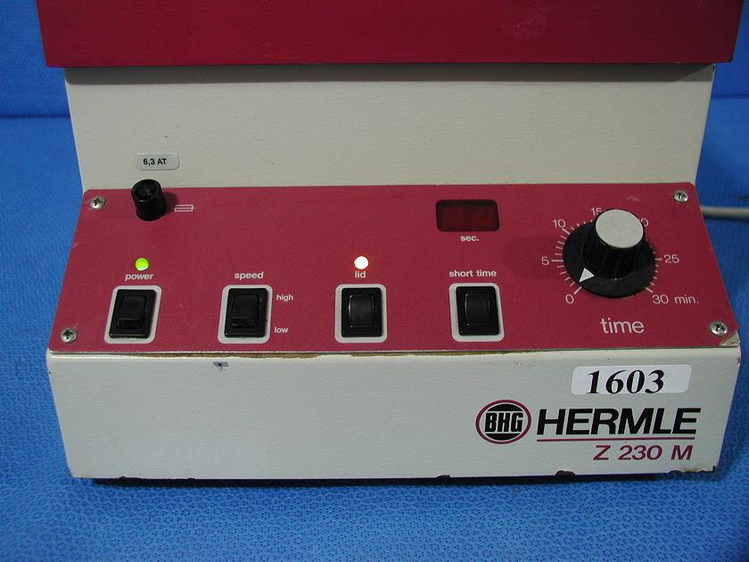1603: Hermle Z 230 M Centrifuge, Centrifuge, B Hermle