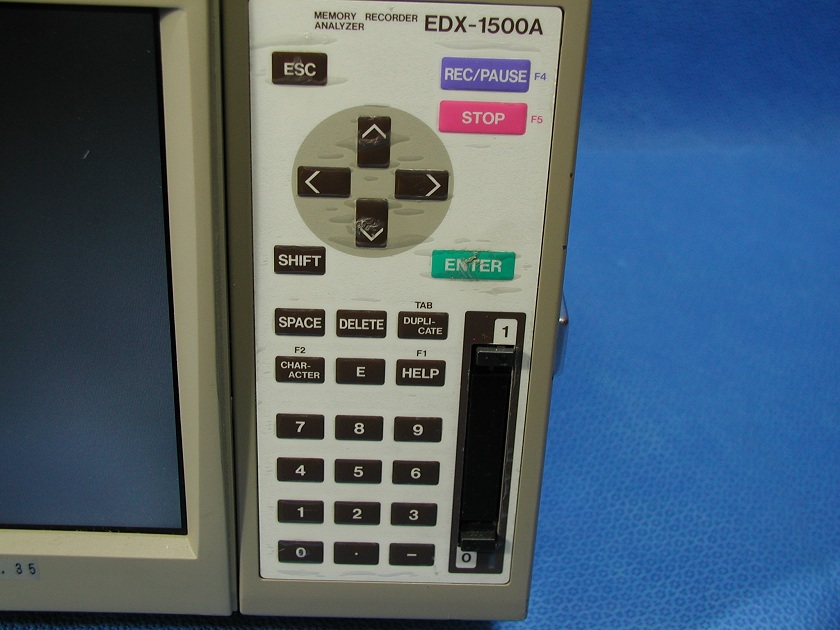 1718: Kyowa EDX - 1500A Memory Recorder / Analyzer, Electronic Tester / Analyzer, Kyowa