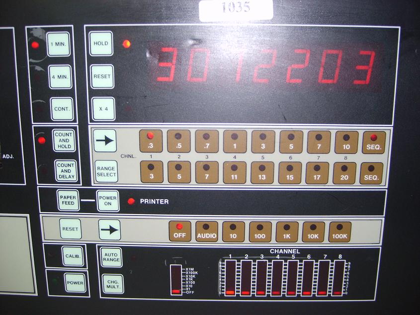 1035: Climet CI-208C Particle Analyzer, Particle Counter / Sizer / Analyzer, Climet Instruments