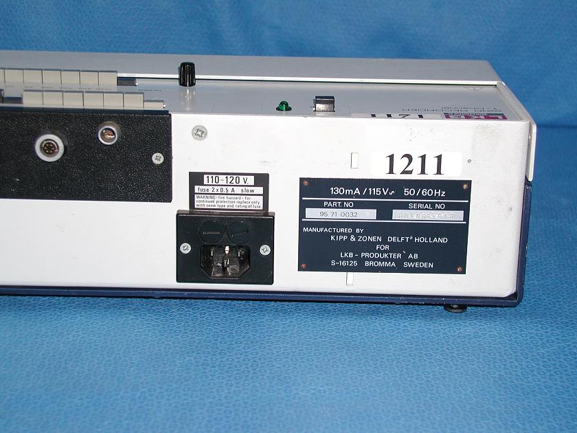 1211: LKB Bromma Chart Recorder, Chart Recorder / Integrator / Printer, LKB Bromma