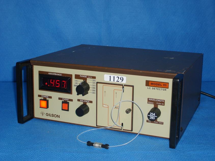 1129: Gilson LC Detector, HPLC / FPLC, Gilson Medical Electronics