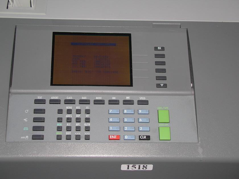 1518: Neopost SM 95 Mail Processor, Chart Recorder / Integrator / Printer, NeoPost