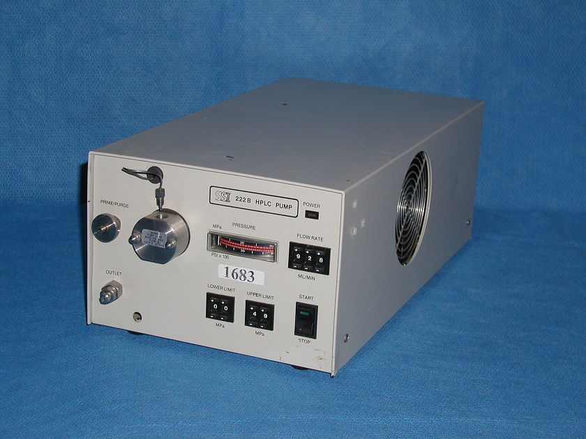 1683: SSI 222B HPLC Pump, HPLC / FPLC, SSI Scientific Systems