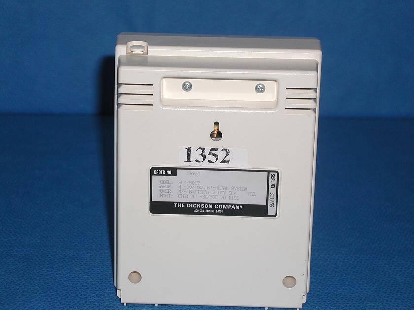 1352: Dickson Digital Chart Recorder, Chart Recorder / Integrator / Printer, Dickson