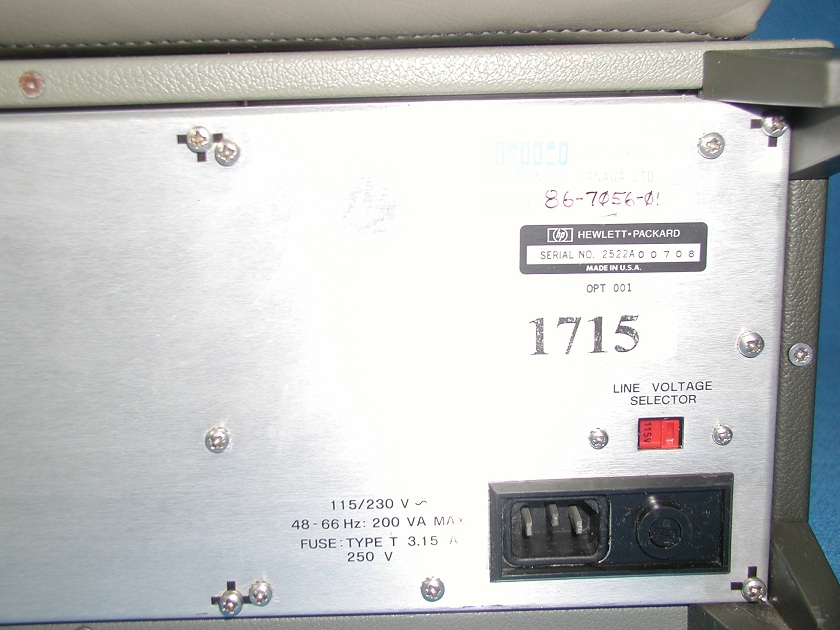 1715: HP 4953A Protocol Analyzer, Electronic Tester / Analyzer, HP Hewlett Packard