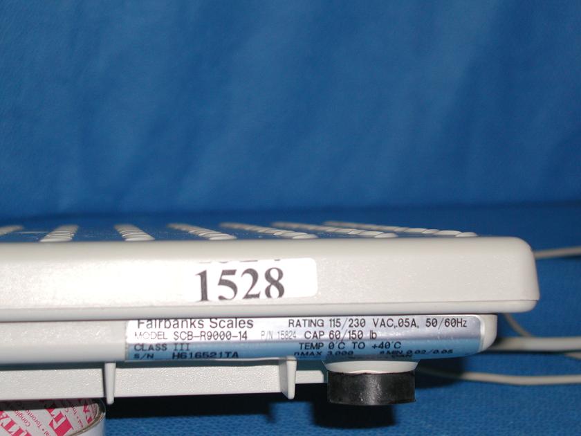 1528: Fairbanks Scale, Scale / Balance, Fairbanks Scales