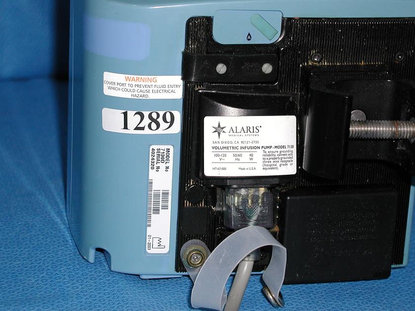 1289: Alaris Volumetric Infusion Pump, Clinic and Hospital instrument, ALARIS Medical Systems