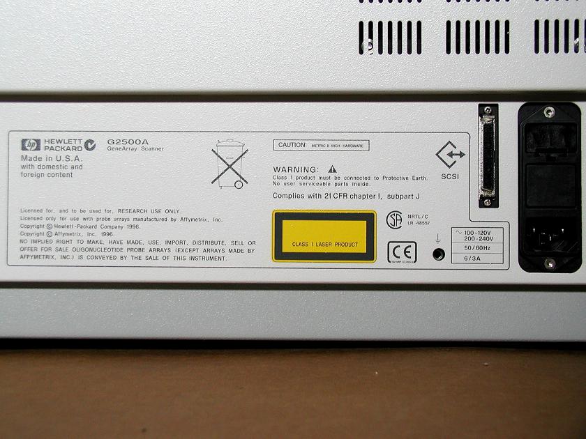 1655: HP GenArray Scanner, DNA Related, HP Hewlett Packard