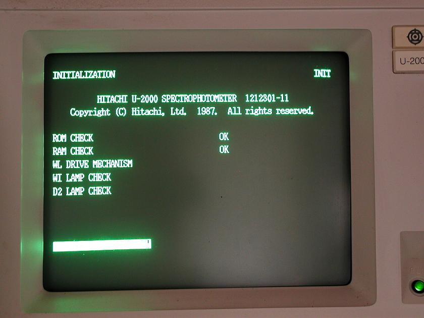 1662: Hitachi U-2000 Double-Beam UV/VIS Spectrophotometer, Spectrometer / Spectrophotometer, Hitachi