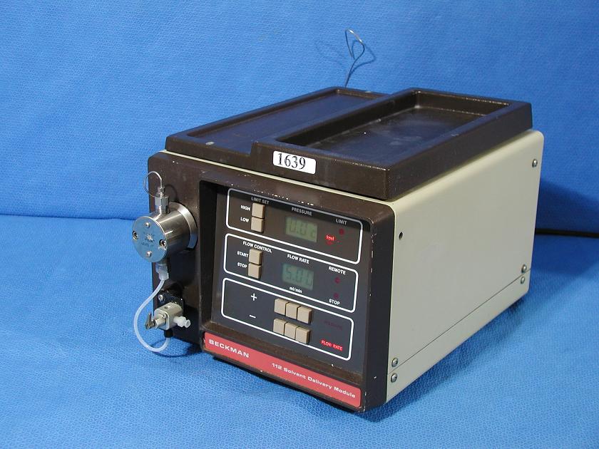 1639: Beckman 112 Solvent Delivery Module, HPLC / FPLC, Beckman Instruments