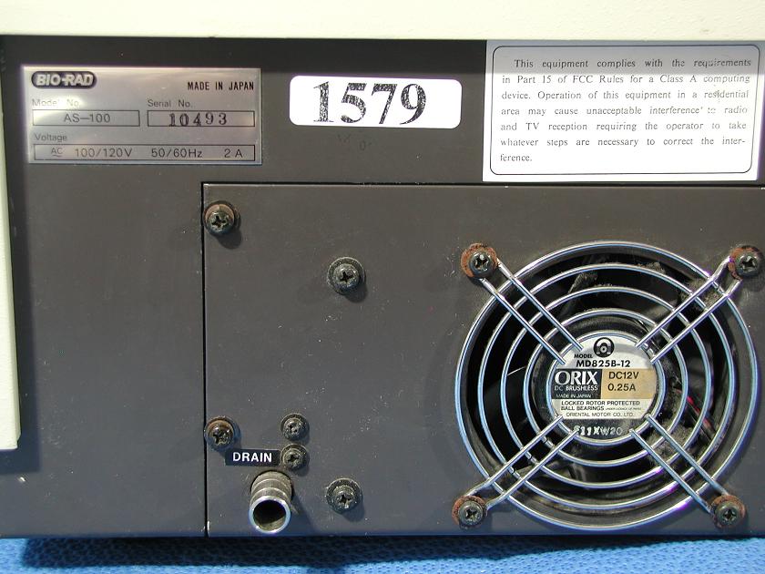 1579: Bio-Rad AS-100 HRLC Automatic Sampling System, HPLC / FPLC, BioRad Laboratories