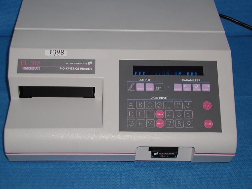 1398: Bio - Kinetics EL 312 MicroPlate Reader, MicroPlate Reader / Washer, BioTek Instruments