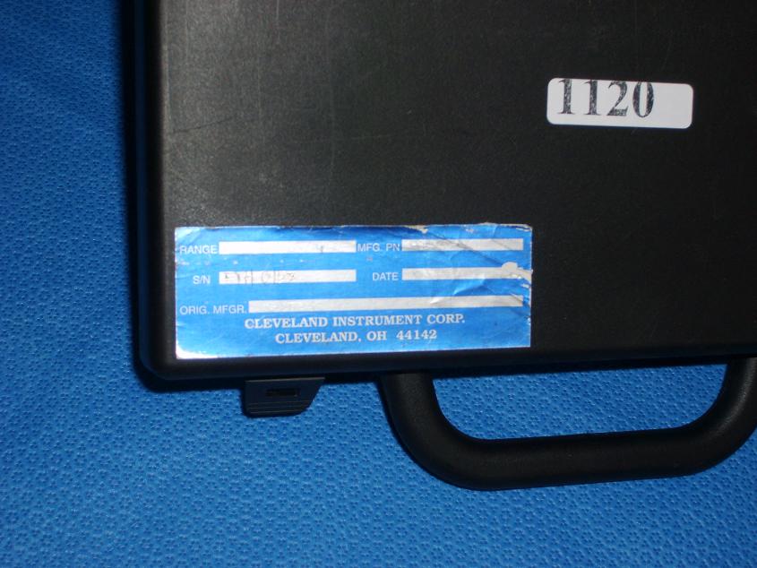 1120: Cleveland Ultra Violet Light Meter, Spectrometer / Spectrophotometer, Cleveland Instrument