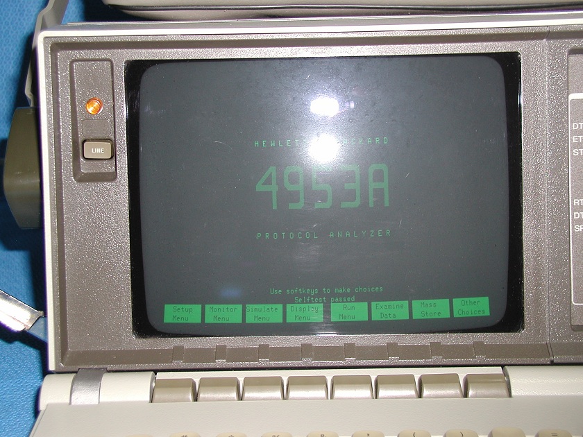 1715: HP 4953A Protocol Analyzer, Electronic Tester / Analyzer, HP Hewlett Packard