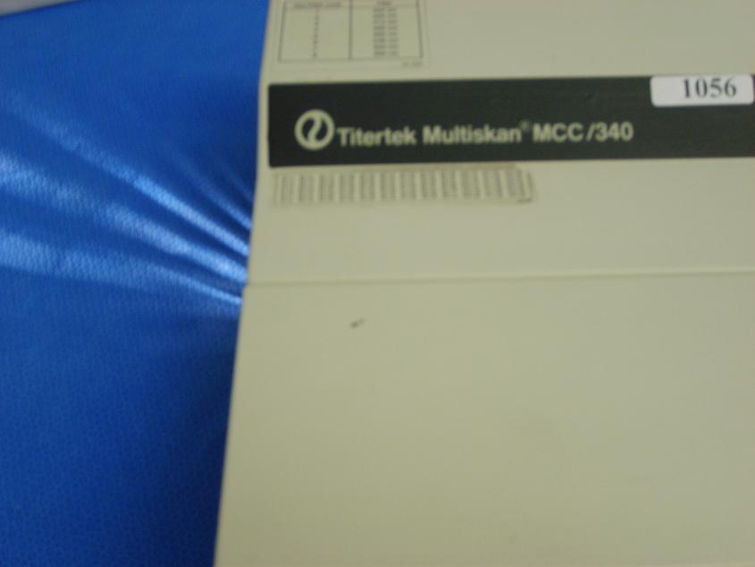 1056: Titertek Multiskan MCC 340, MicroPlate Reader / Washer, Titertek Instruments