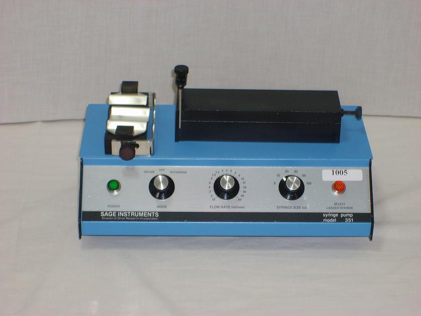1005: Sage 351 Syringe Pump, Pump, Sage Instruments
