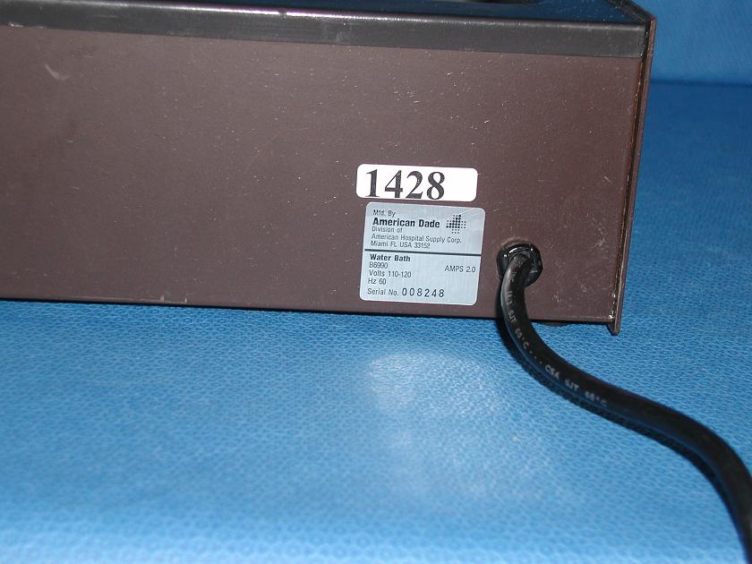 1428: Tek - Pro B6990 Water Bath, Water Bath / Circulator, American Dade