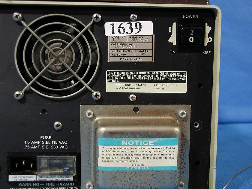 1639: Beckman 112 Solvent Delivery Module, HPLC / FPLC, Beckman Instruments