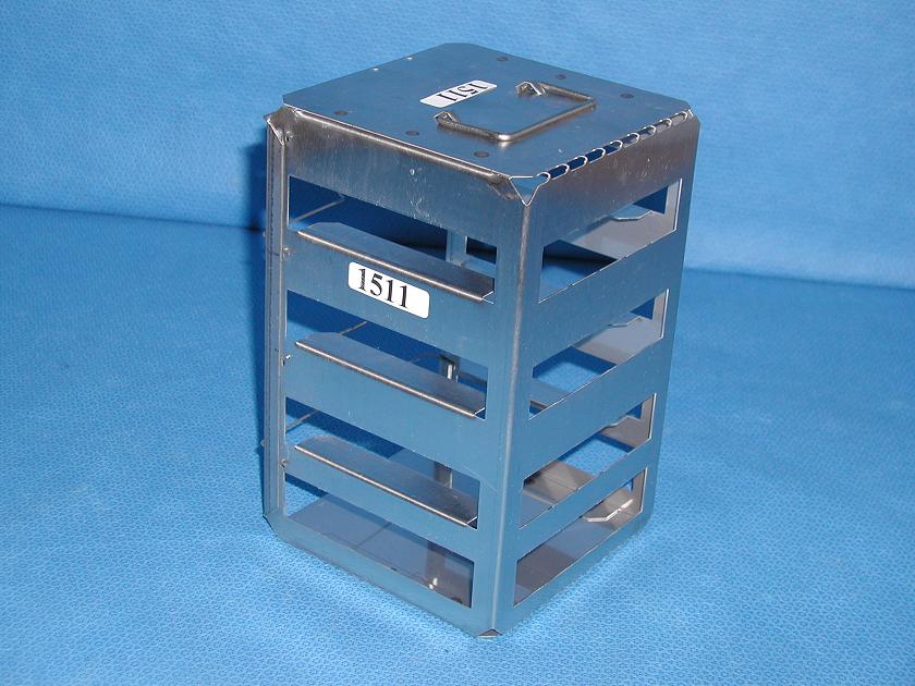 1511: Stainless Steel Nalgene CryoBox Rack, Miscellaneous Lab Items, Bio Express