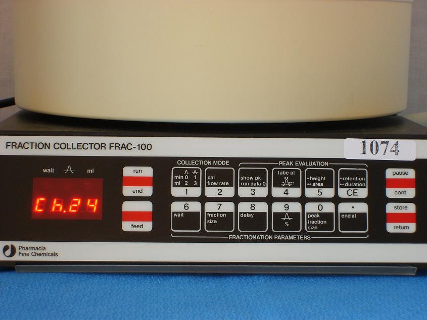 1074: Pharmacia Frac-100 Fraction Collector, HPLC / FPLC, Pharmacia Fine Chemicals