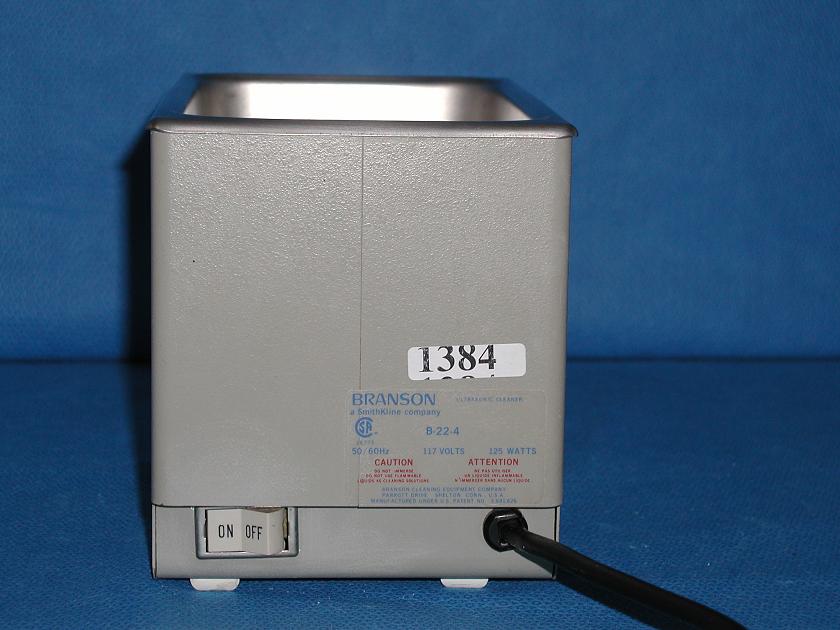 1384: Branson Ultarsonic Cleaner, Ultrasound, Branson Cleaning Equipment