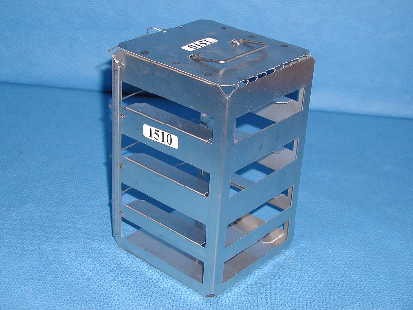 1510: Stainless Steel Nalgene CryoBox Rack, Miscellaneous Lab Items, Bio Express