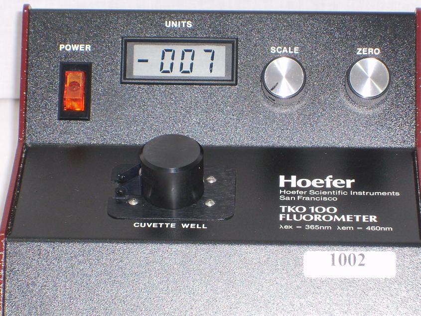 1002: Hoefer Fluorometer, Spectrometer / Spectrophotometer, Hoefer Scientific Instruments