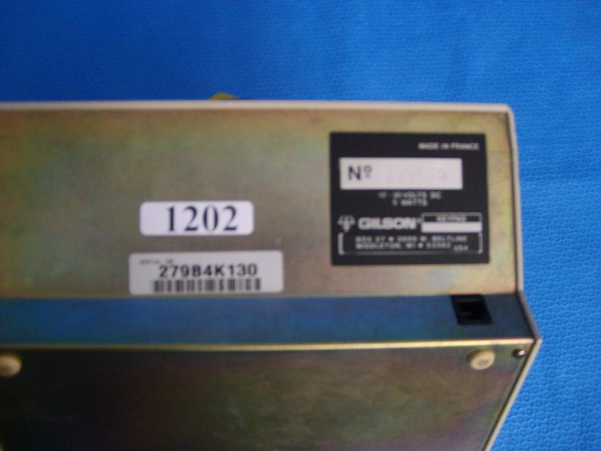 1202: Gilson Keypad, HPLC / FPLC, Gilson Medical Electronics