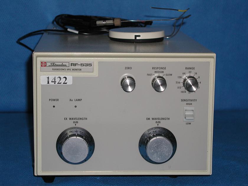 1422: Shimadzu RF - 535 Fluorescence HPLC Monitor, HPLC / FPLC, Shimadzu