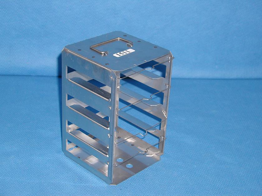 1511: Stainless Steel Nalgene CryoBox Rack, Miscellaneous Lab Items, Bio Express
