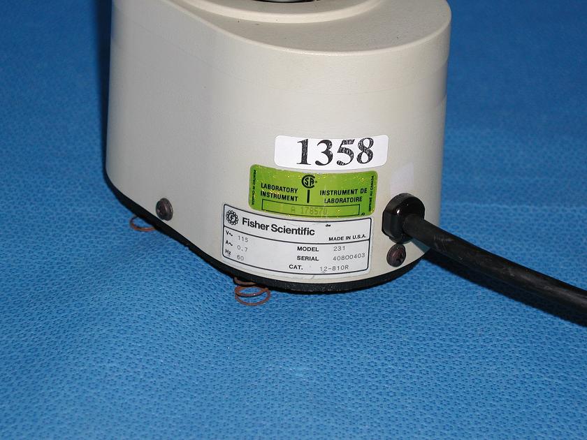 1358: Fisher Scientific Mixer, Shaker / Rotator / Mixer / Vortexer, Fisher Scientific