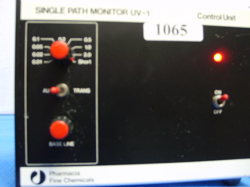 1065: Pharmacia Single Path Monitor UV-1, HPLC / FPLC, Pharmacia Fine Chemicals