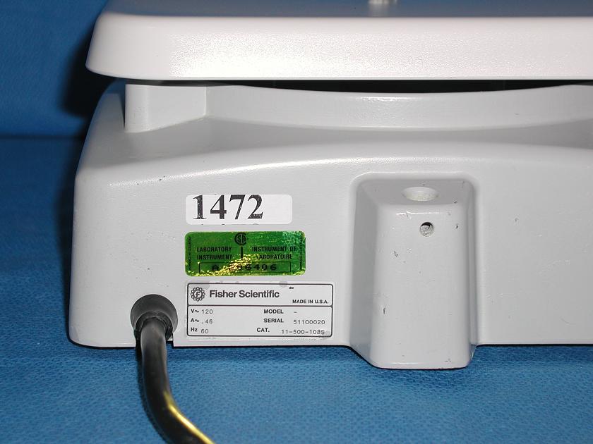 1472: Fisher Scientific Magnetic Stirrer, Stirrer / Heater, Fisher Scientific