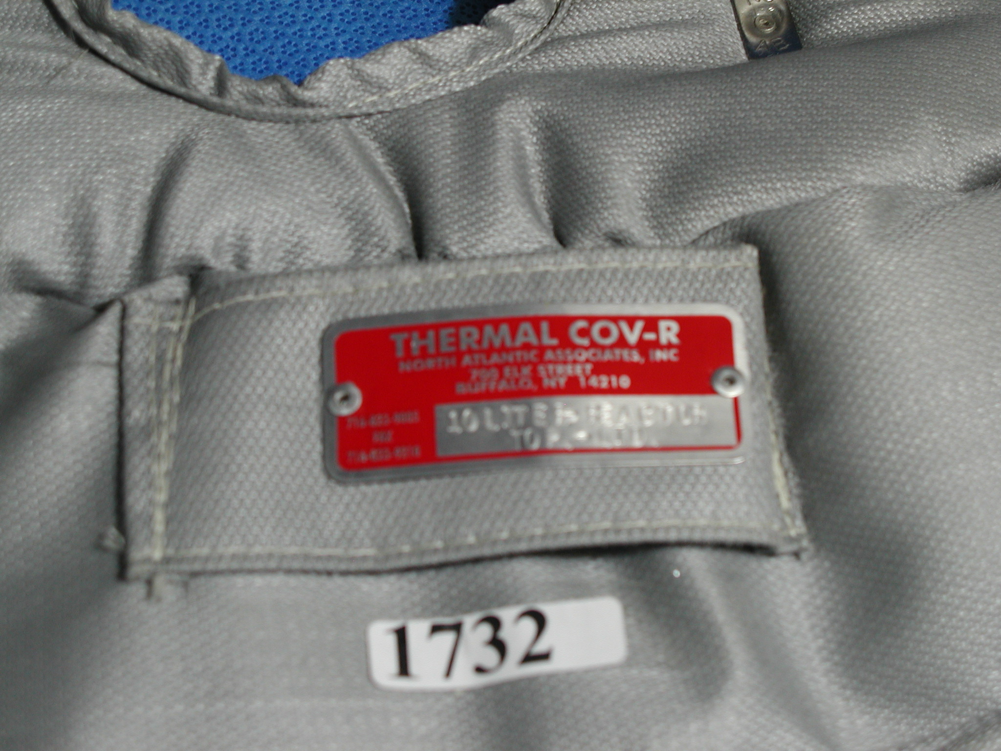 1732: Gas Pipe Thermal Cover, Industrial Items, North Atlantic Associates