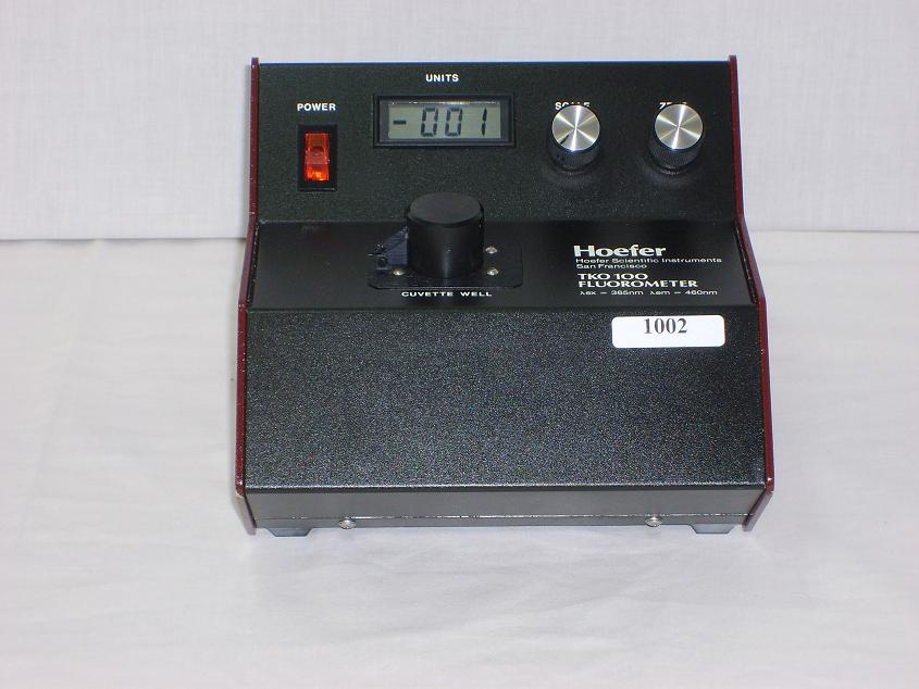 1002: Hoefer Fluorometer, Spectrometer / Spectrophotometer, Hoefer Scientific Instruments