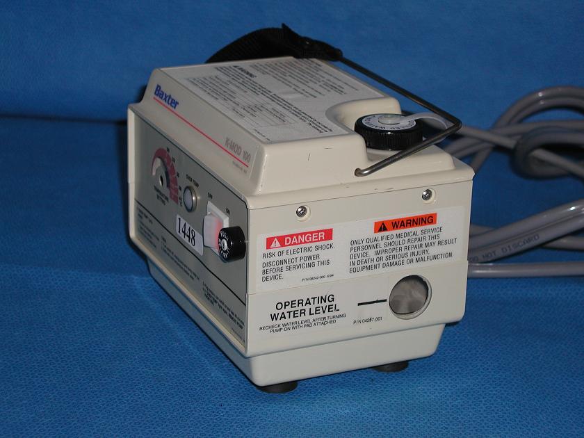 1448: Baxter Heat Therapy Pump, Clinic and Hospital instrument, Baxter Healthcare