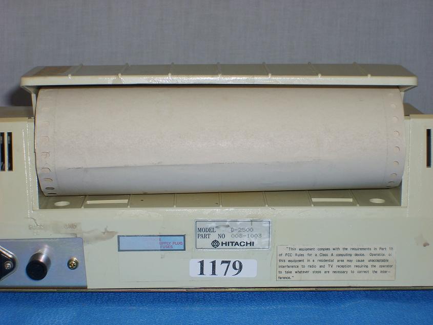 1179: Hitachi D-2500 Chromato Integrator, Chart Recorder / Integrator / Printer, Hitachi