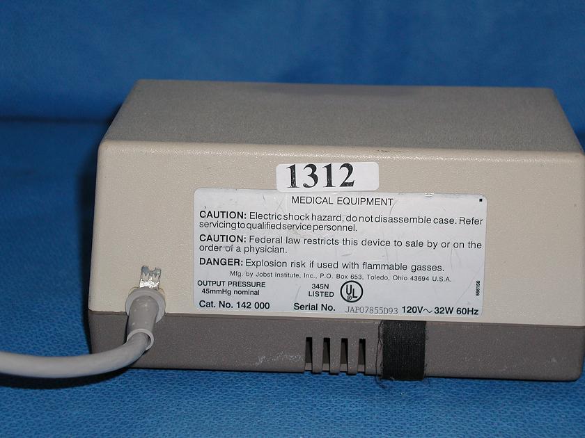 1312: Jobst Athrombic Pump - System 2000, Pump, Jobst Institute
