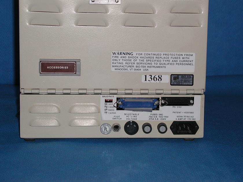 1368: Bio-Tek Microplate Reader, MicroPlate Reader / Washer, BioTek Instruments