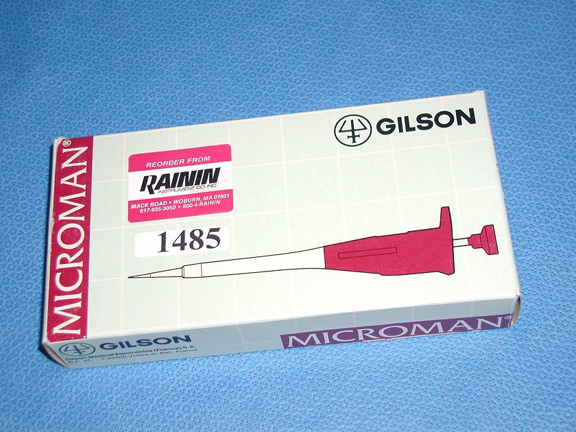 1485: Gilson Microman Pipettete, Pipettor, Gilson Medical Electronics