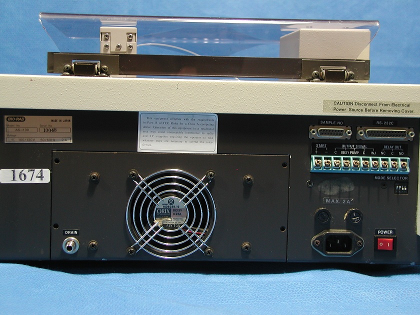 1674: Bio-Rad AS -100 HPLC Automatic Sampler, HPLC / FPLC, BioRad Laboratories